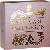 Niue 2024 PINK PEARL AND DRAGON DIVINE PEARLS 2 oz Silver Coin
