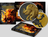 Germania Mint 2025 Germania Beasts: Gullinbursti Geminus 2 X 1oz .9999 Silver Gold and Black Edition