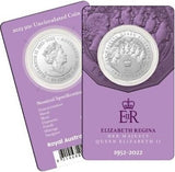 Australia 2023 50 Cents Elizabeth Regina – HM Queen Elizabeth II Commemoration CuNi Uncirculated Coin Card