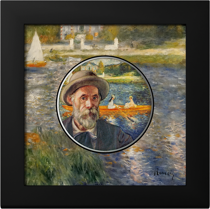 Cook Islands 2024 $10 AUGUSTE RENOIR Masters of Art 2 Oz .9999 Silver Coin