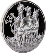 Mongolia 2022 1000 Togrog STALLION Growing Up 2 Oz Silver Coin
