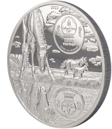 Mongolia 2022 1000 Togrog STALLION Growing Up 2 Oz Silver Coin