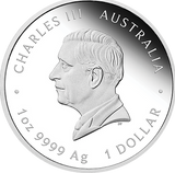 #880 CERTIFICATE Australia 2025 $1 Australian LUNAR SERIES III - Year of the Snake Blue 1oz .9999 Silver Perth Mint