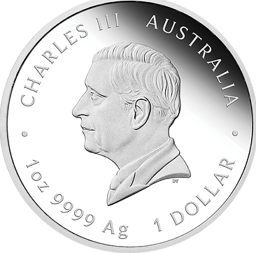 #880 CERTIFICATE Australia 2025 $1 Australian LUNAR SERIES III - Year of the Snake Blue 1oz .9999 Silver Perth Mint