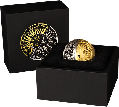 Samoa 2024 SUN AND MOON Filigree Spherical  .999 2 Oz Silver Coin