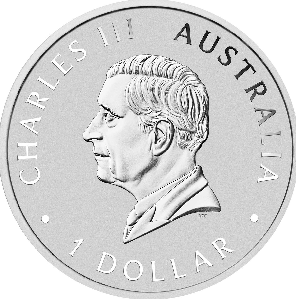 Australia 2024 $1 Swan 1oz .9999 Silver Coloured Coin Perth Mint