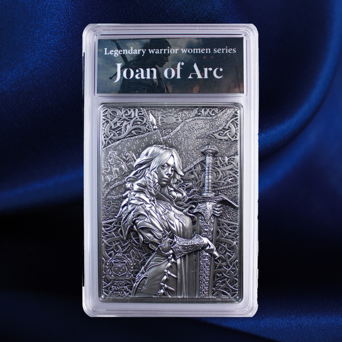 Samoa 2026 KOMSCO 1 TALA Joan of Arc Legendary Warrior Women 1oz Silver