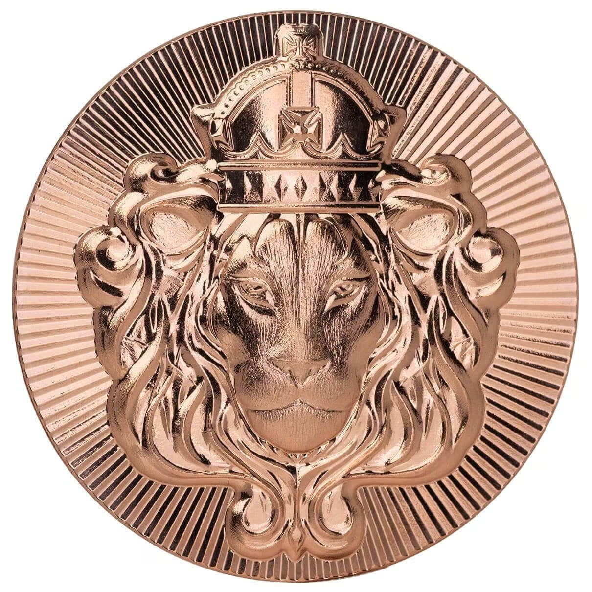 United States of America 2026 TUBE of 20 x 1 AVDP oz Copper LION STACKER Scottsdale Mint Convex