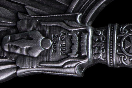 KOMSCO South Korea 2024 SWORD OF SAINT GABRIEL (Single handed Sword) - Angel Sword 2.5 oz Silver Stacker