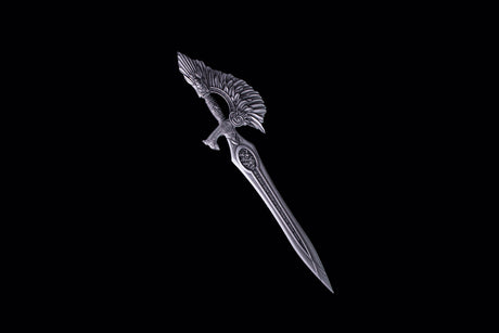 KOMSCO South Korea 2024 SWORD OF SAINT GABRIEL (Single handed Sword) - Angel Sword 2.5 oz Antique Silver Stacker