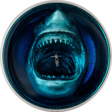 Palau 2024 $10 THALASSOPHOBIA Phobias 2 Oz .9999 Silver Coin CIT Smartminting®