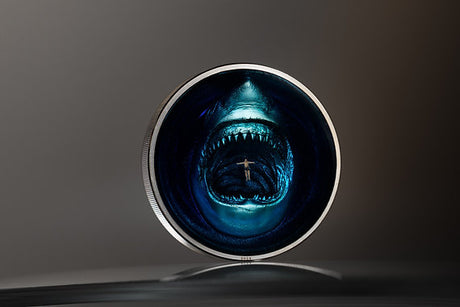 Palau 2024 $10 THALASSOPHOBIA Phobias 2 Oz .9999 Silver Coin CIT Smartminting®