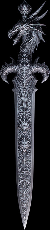 KOMSCO South Korea 2024 The Sword of Chiwoo 2.5 oz .999 Silver Antiqued Shaped Coin