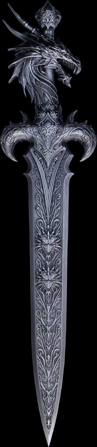 KOMSCO South Korea 2024 The Sword of Chiwoo 2.5 oz .999 Silver Antiqued Shaped Coin