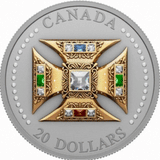 Canada $20 2023 St. Edward’s Crown Proof 1oz .9999 Silver coin
