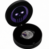 Tuvalu 2023 $2 The Phantom - The Ghost Who Walks 2oz .9999 Silver Antiqued Coin Case