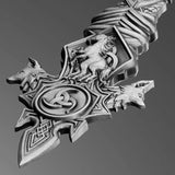 BACK ORDER 2025 Gungnir Odin's Spear 2oz .999 Pure Antiqued Silver Shaped Coin