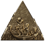 Djibouti 2026 200 Francs PYRAMIDS OF GIZA - 3 Coin Set - 6 oz .999 Antique Silver Coins