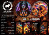 Mexico 2023  Libertad  1 Onza DIA de los MUERTOS 1oz .999 Silver Black Ruthenium