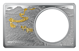 People's Republic of China PRC 2025 - / 10 Yuan THE CHINESE BULLION DRAGON COIN IN BAR 2 + 1oz Silver 1088 Made Dual Side Gold Glided Edition Set