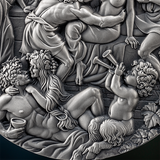 Cameroon 2025 5000 Francs CFA THE BACCHANALIA Celestial Beauty 5oz .999 Antique finish Silver Coin