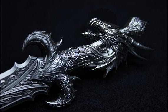 KOMSCO South Korea 2024 The Sword of Chiwoo 2.5 oz .999 Silver Antiqued Shaped Coin