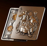 Chad 2025 10000 Francs THE FIVE FAMILIES: Genovese Crime Family 2 oz Pure Silver Numbered Coin Royal Flush Theme 500 Made