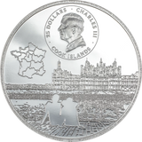 Cook Islands 2024 $25 CHATEAU DE CHAMBORD 5oz .999 Silver Coin CIT Smartminting®
