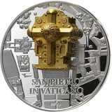 Gabon 2025 1000 Francs  SAN PIETRO IN VATICANO Full Sculpture 1 Oz Silver Coin