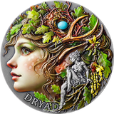 Cameroon 2026 2000 Francs DRYAD- Nature Spirits - 2 oz Antique finish .999 Silver Coin