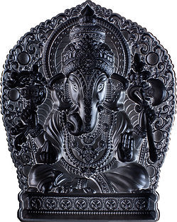 KOMSCO South Korea 2024 Ganesha 1 Kg Kilo .999 Silver Antiqued  Stacker Reverse