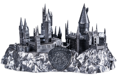 Samoa 2025 $10 HARRY POTTER HOGWARTS CASTLE 5oz .999 Silver Coin