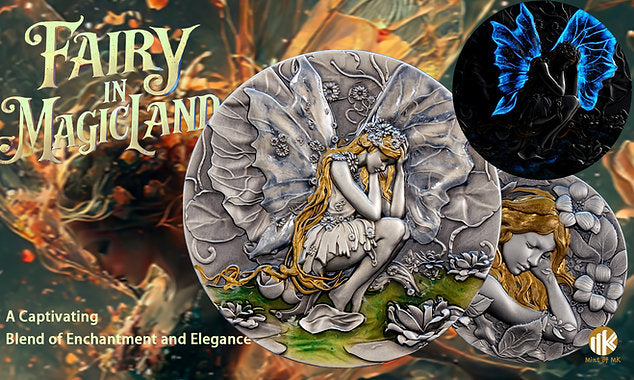 Cameroon 2025 2000 Francs CFA  FAIRY IN MAGICLAND - 2 oz .999 Silver Coin