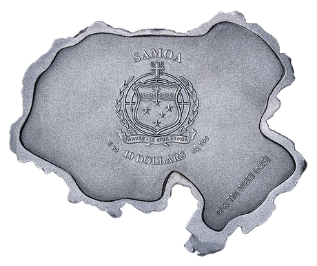 Samoa 2025 $10 HARRY POTTER HOGWARTS CASTLE 5oz .999 Silver Coin