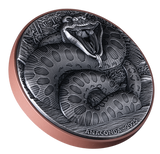 Vanuatu 2025 10 Vatu Anaconda Double .999 10g Silver 145g Cu Giant Dinosaurs Coin