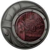 Niue 2024 $5 (Bubonic Plague) BLACK DEATH - HUMAN TRAGEDIES 2 oz .999 Silver