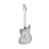 Solomon Islands 2024  Fender Jazzmaster Surf Guitar 1 oz Silver Coin