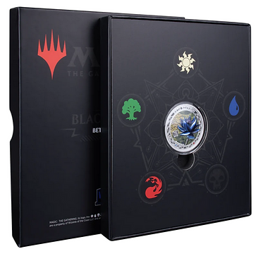 PRE-ORDER Samoa 2024 $5 Magic: the Gathering Beta Black Lotus 1 oz Silver Coin