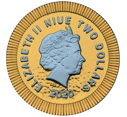 Niue 2020 $2 Ornamental Athenian Owl 1 Oz Silver Coin Swarovski Crystals