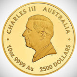 Australia 2024 $2500 The Jewelled Turtle -Masterpieces Series 10oz .9999 Gold Proof with Argyle Pink Diamonds™ Coin Perth Mint