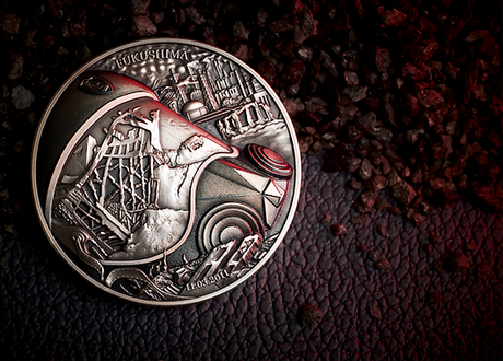 Niue 2024 $5 FUKUSHIMA - HUMAN TRAGEDIES 2 oz .999 Silver UV Highlights
