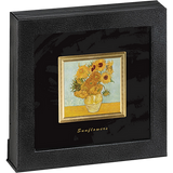 Niue 2023 $2 TREASURES of the WORLD Vincent Van Gogh Sunflowers 2 oz Silver