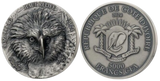 Ivory Coast 2024 5000 Francs PHILIPPINE EAGLE Big Five Asia 5 Oz Silver Coin