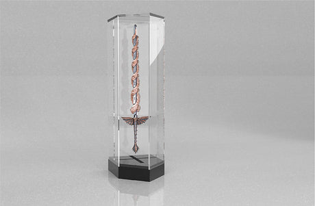 PRE-ORDER KOMSCO South Korea 2024 SWORD OF SAINT MICHAEL Edition Rose Gold Glided - Angel Sword 2.5 oz .999 Silver Stacker Letter Opener