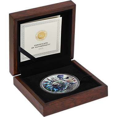 Cameroon 2025  2000 Francs MERMAID- Nature Spirits - 2 oz Antique finish .999 Silver Coin