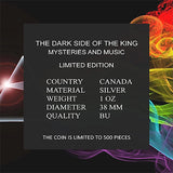 Canada 2023 $5 DARK SIDE OF THE KING Mysteries and Music 1 Oz .9999 Silver Coin