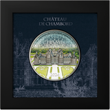 Cook Islands 2024 $25 CHATEAU DE CHAMBORD 5oz .999 Silver Coin CIT Smartminting®