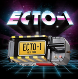 Niue 2024 $5 Ghostbusters™  Ecto-1 License Plate Shaped 2 oz .999 Silver Antiqued Coloured Coin