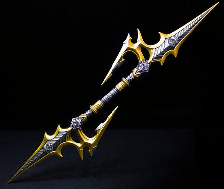 KOMSCO South Korea 2025 DIVINE WEAPONS Thunderbolt 2 oz .999 Silver Gilded Antiqued Stacker