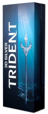 Trident 3D Silver packaging with blue and black design